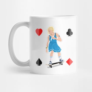 Skater Alice (Modern Alice in Wonderland) Mug